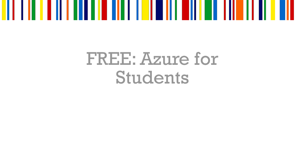 Azure for Students